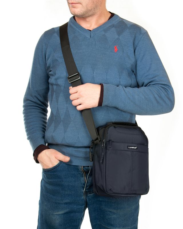 Сумка Мужская Планшет нейлон Lanpad A0935 blue