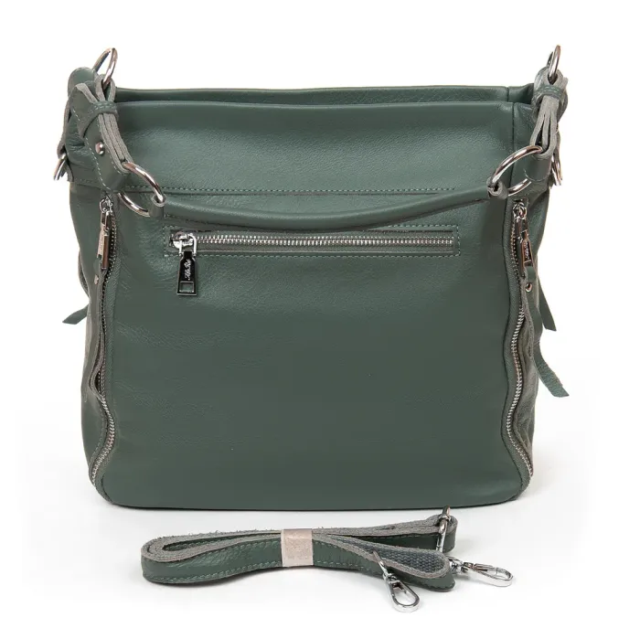 Сумка Женская Классическая кожа ALEX RAI 8779-9 green