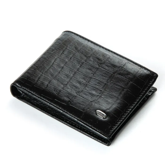 Кошелек Classic Мужской croco кожа DR. BOND MSM-1CR1 black