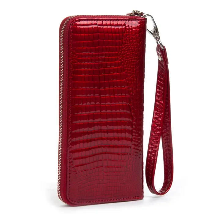 Кошелек LR Женский кожа-лак SERGIO TORRETTI FEW38 red