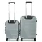 Дорожная Чемодан 2/1 ABS-пластик FASHION 804 silver