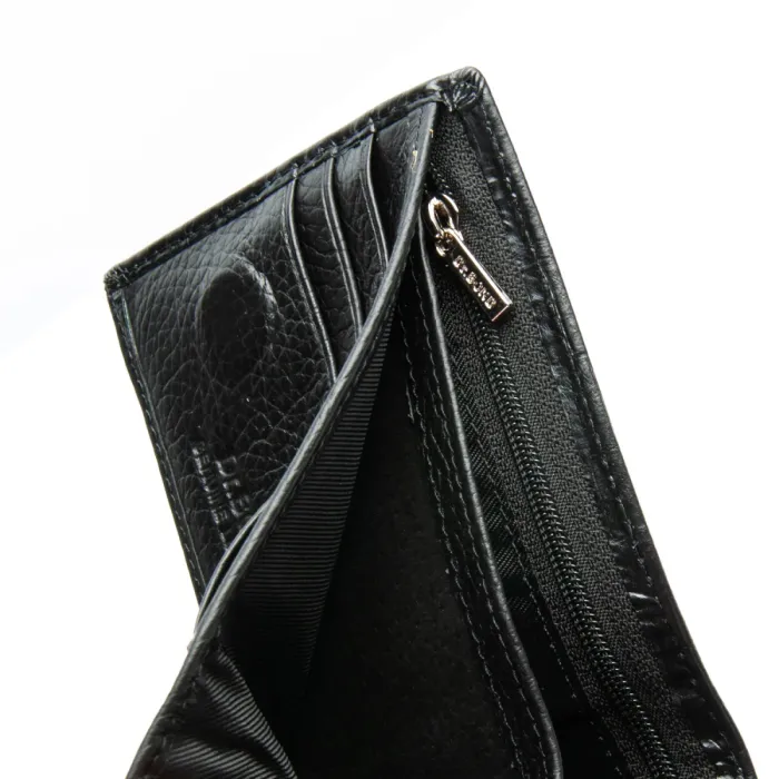 Кошелек Classic Мужской croco кожа DR. BOND MSM-1CR1 black
