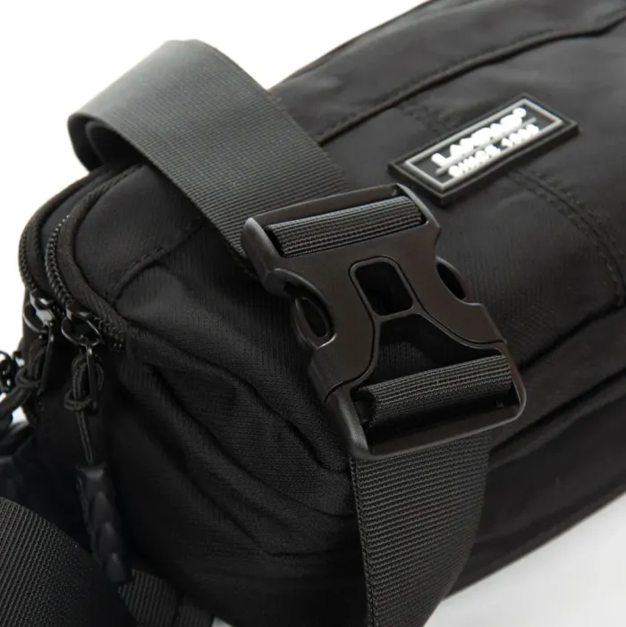 Сумка Мужская На пояс нейлон Lanpad A63749 black