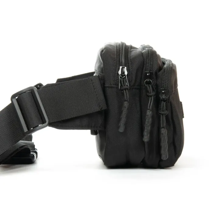 Сумка Мужская На пояс нейлон Lanpad A63749 black