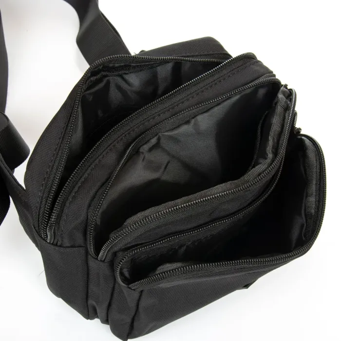 Сумка Мужская На пояс нейлон Lanpad A63749 black