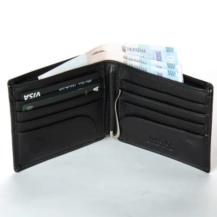 Кошелек Classic Мужской croco кожа DR. BOND MSM-3CR1 black
