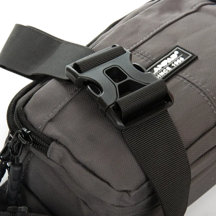 Сумка Мужская На пояс нейлон Lanpad A63749 grey