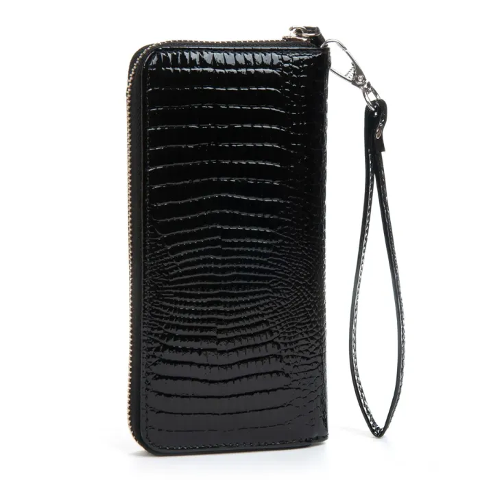 Кошелек LR Женский кожа-лак SERGIO TORRETTI FEW38 black