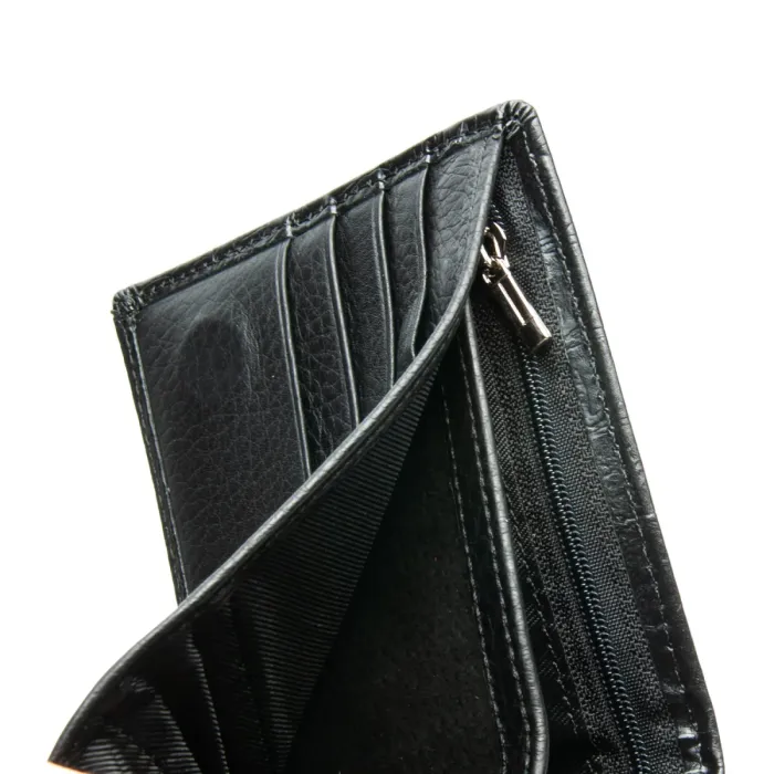 Кошелек Classic Мужской croco кожа DR. BOND MSM-3CR1 black