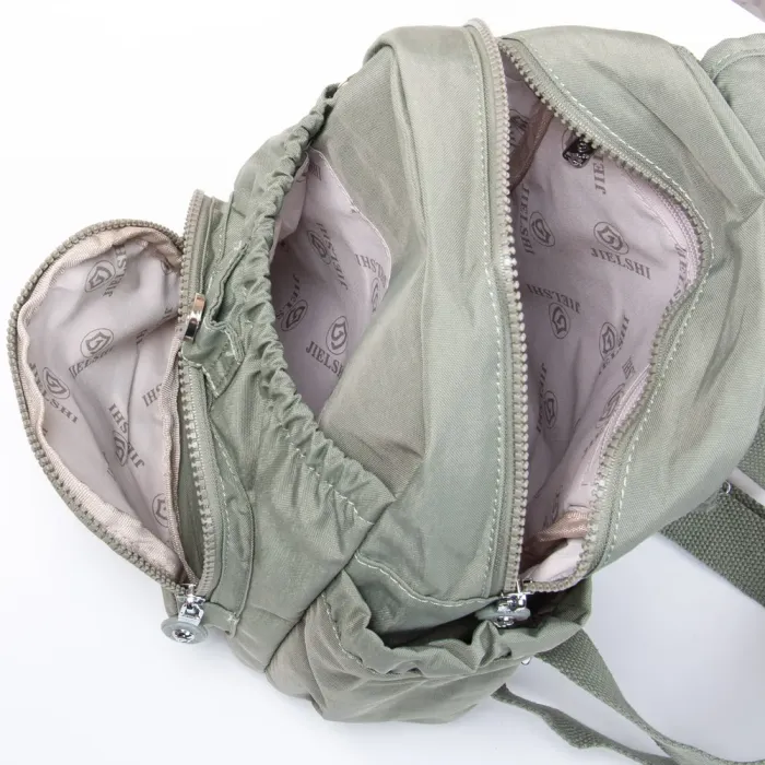 Сумка Женская Текстиль полиамид Jielshi 9381 d.green