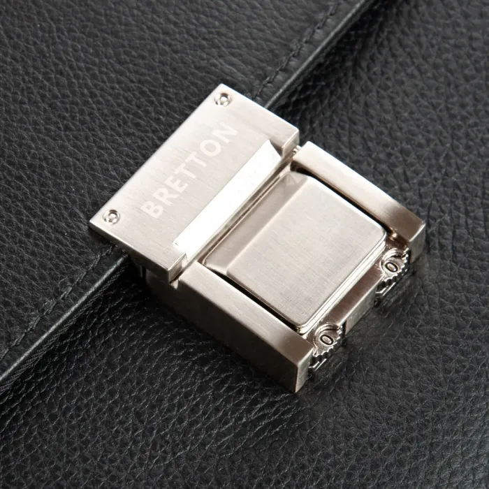 Сумка Мужская Барсетка кожа BRETTON 4006-8 black