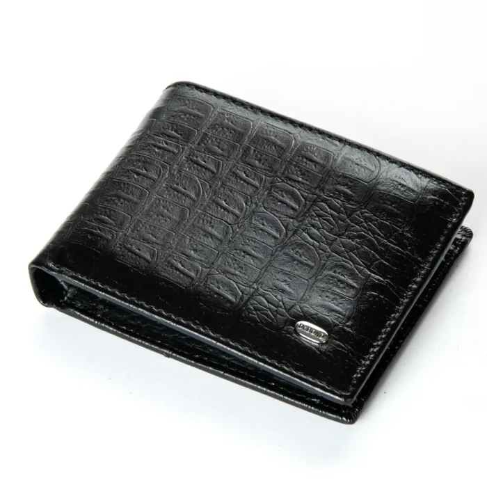Кошелек Classic Мужской croco кожа DR. BOND MSM-8CR1 black