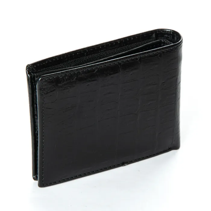 Кошелек Classic Мужской croco кожа DR. BOND MSM-8CR1 black