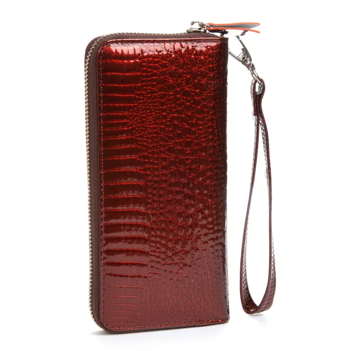 Кошелек LR Женский кожа-лак SERGIO TORRETTI FEW38 brown