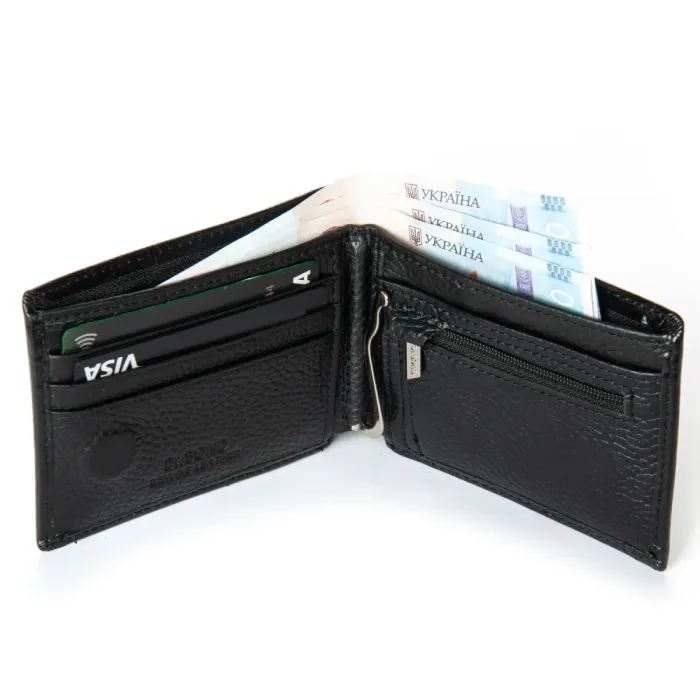 Кошелек Classic Мужской croco кожа DR. BOND MSM-8CR1 black