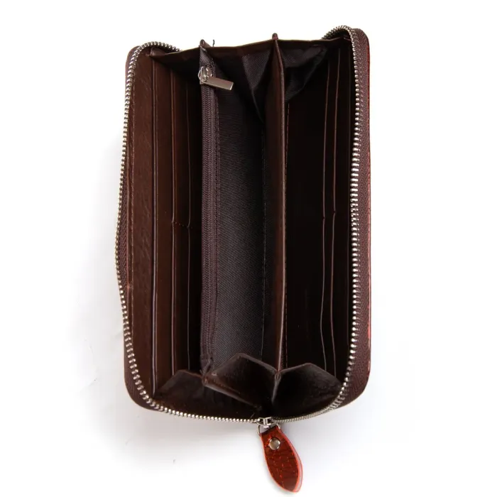 Кошелек LR Женский кожа-лак SERGIO TORRETTI FEW38 brown