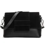 Сумка Женская Классическая замш ALEX RAI 1563 black