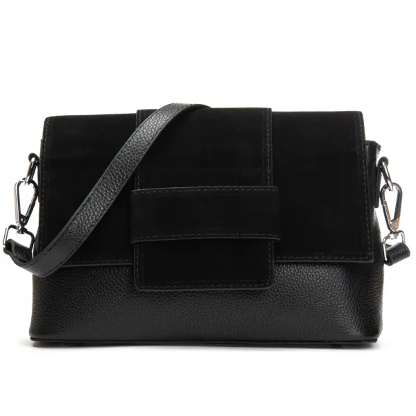 Сумка Женская Классическая замш ALEX RAI 1563 black