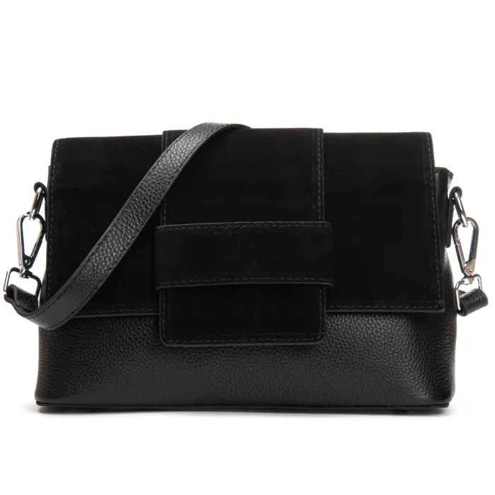 Сумка Женская Классическая замш ALEX RAI 1563 black