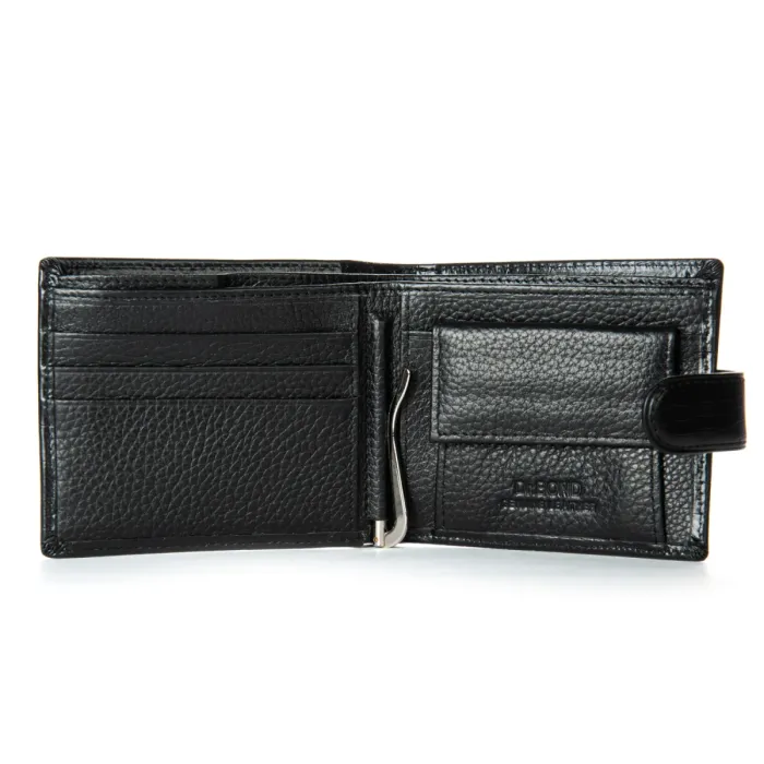 Кошелек Classic Мужской croco кожа DR. BOND M13-1CR1 black