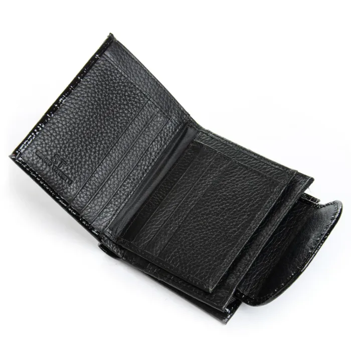 Кошелек LR Женский кожа-лак SERGIO TORRETTI FEW44-1 black