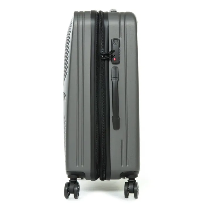 Дорожная Чемодан 2/1 ABS-пластик FASHION 804 dark-grey