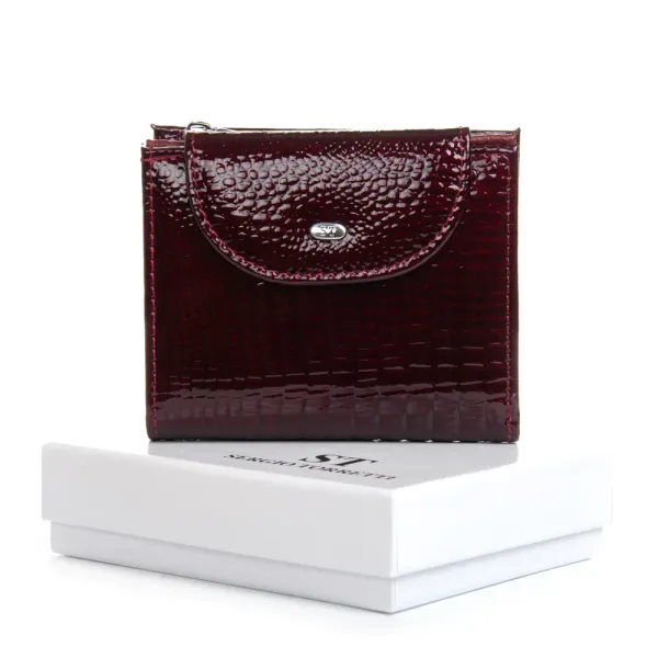 Кошелек LR Женский кожа-лак SERGIO TORRETTI FEW44-1 wine red