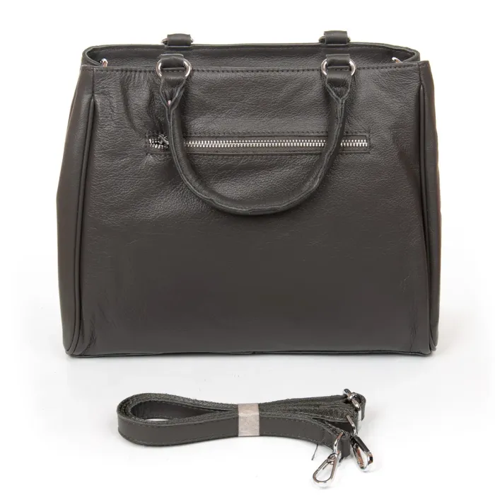 Сумка Женская Классическая кожа ALEX RAI 8782-9 grey