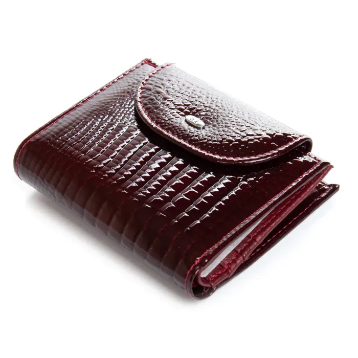 Кошелек LR Женский кожа-лак SERGIO TORRETTI FEW44-1 wine red