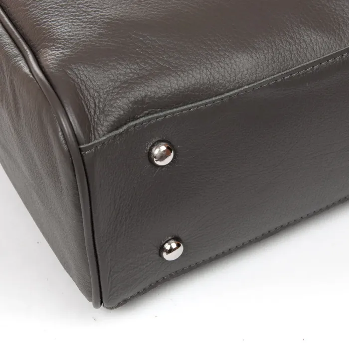 Сумка Женская Классическая кожа ALEX RAI 8782-9 grey