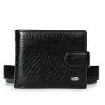 Кошелек Classic Мужской croco кожа DR. BOND M14CR1 black