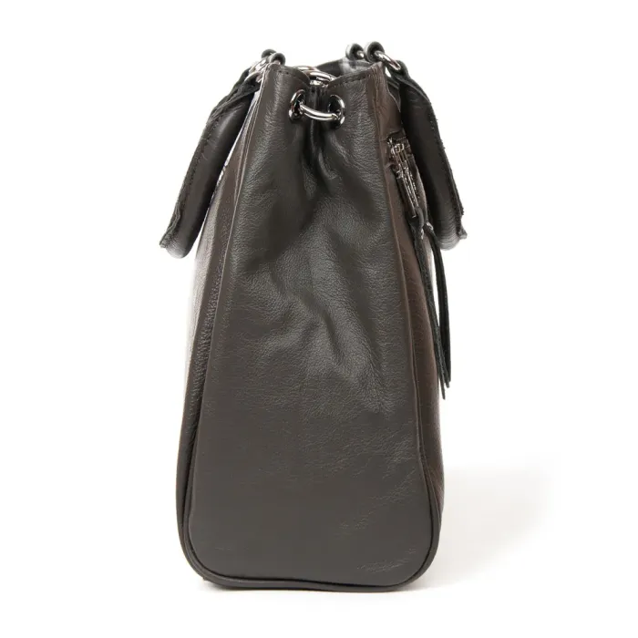 Сумка Женская Классическая кожа ALEX RAI 8782-9 grey