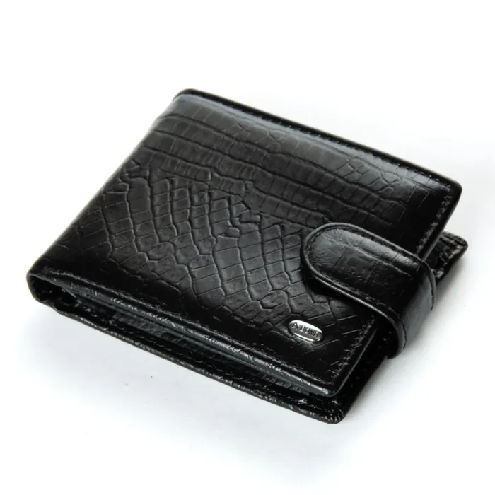 Кошелек Classic Мужской croco кожа DR. BOND M14CR1 black