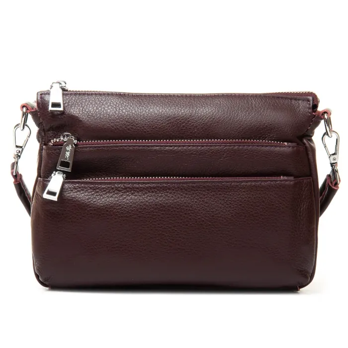 Сумка Женская Классическая кожа ALEX RAI 3011 bordo