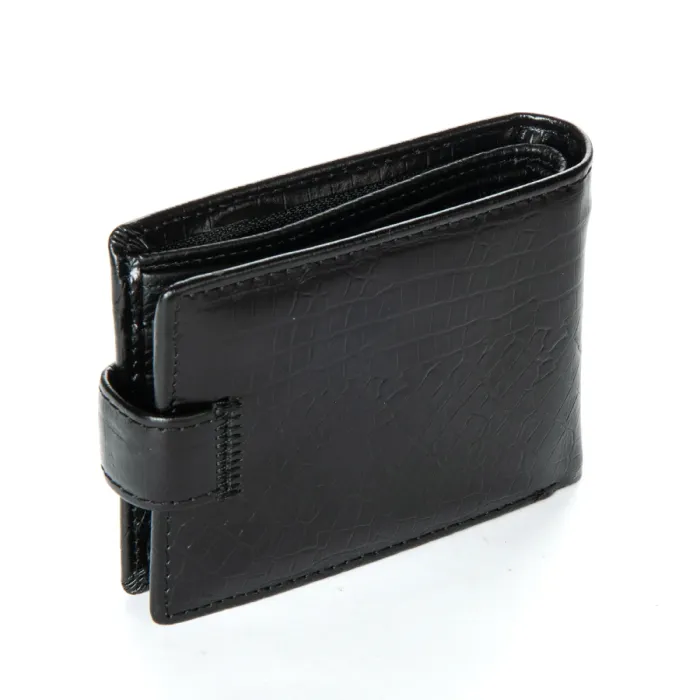 Кошелек Classic Мужской croco кожа DR. BOND M14CR1 black