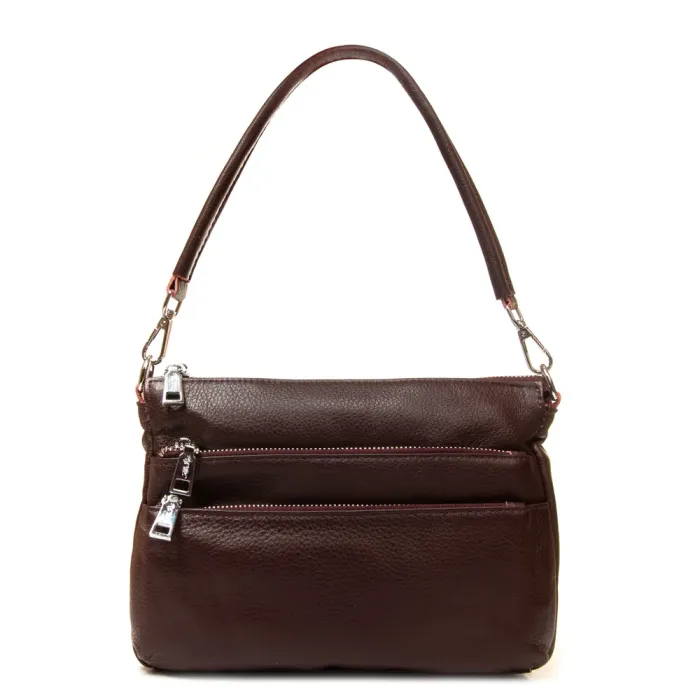 Сумка Женская Классическая кожа ALEX RAI 3011 bordo