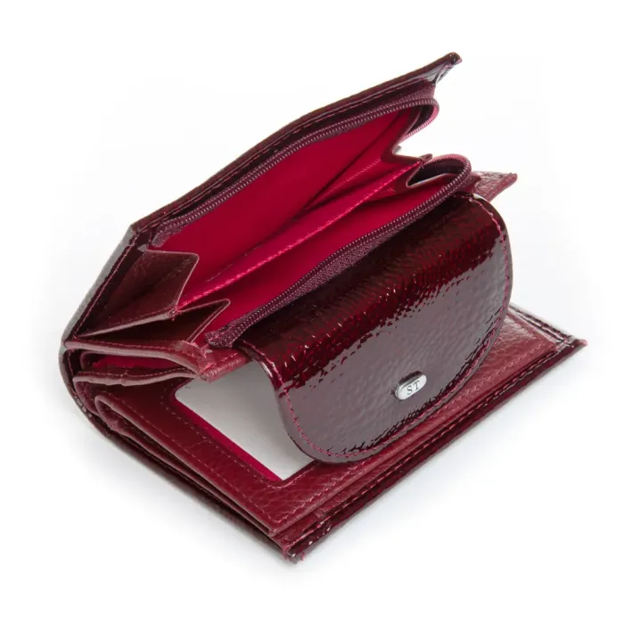 Кошелек LR Женский кожа-лак SERGIO TORRETTI FEW44-1 wine red