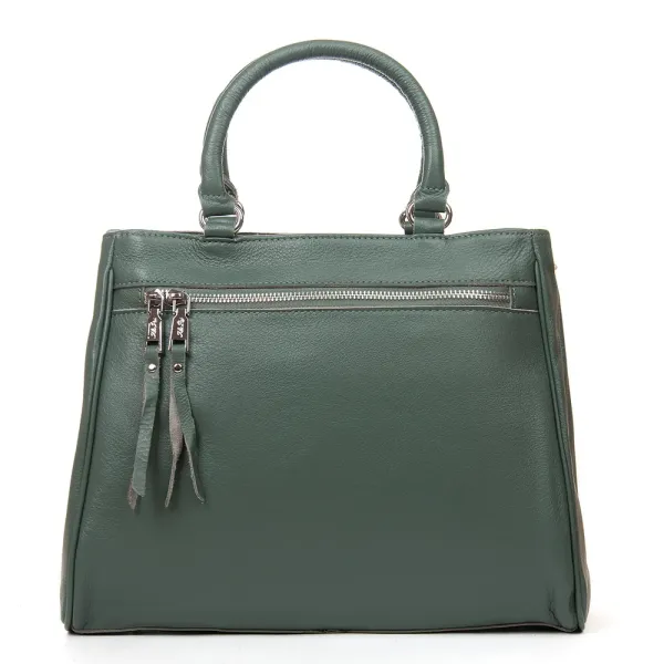 Сумка Женская Классическая кожа ALEX RAI 8782-9 green