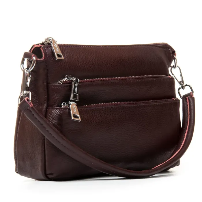 Сумка Женская Классическая кожа ALEX RAI 3011 bordo