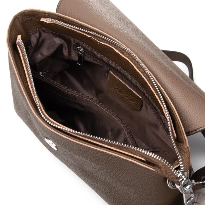 Сумка Женская Классическая замш ALEX RAI 1563 khaki