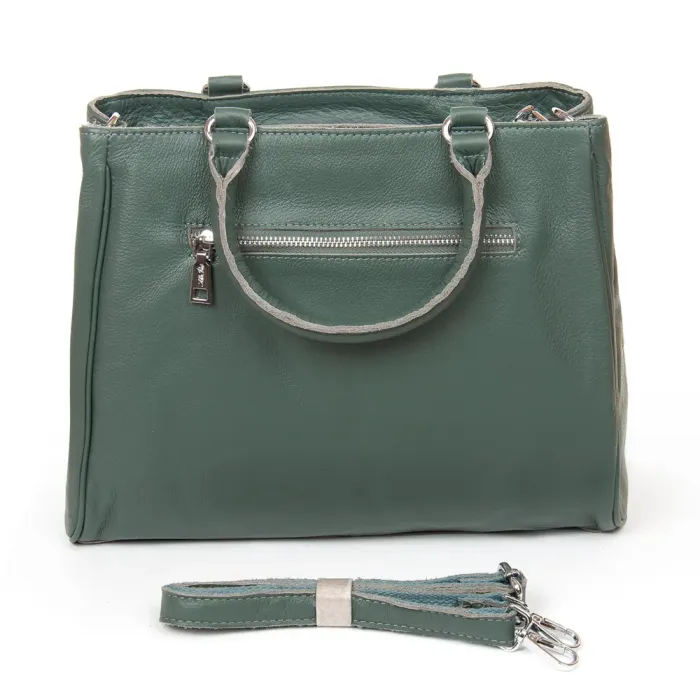 Сумка Женская Классическая кожа ALEX RAI 8782-9 green