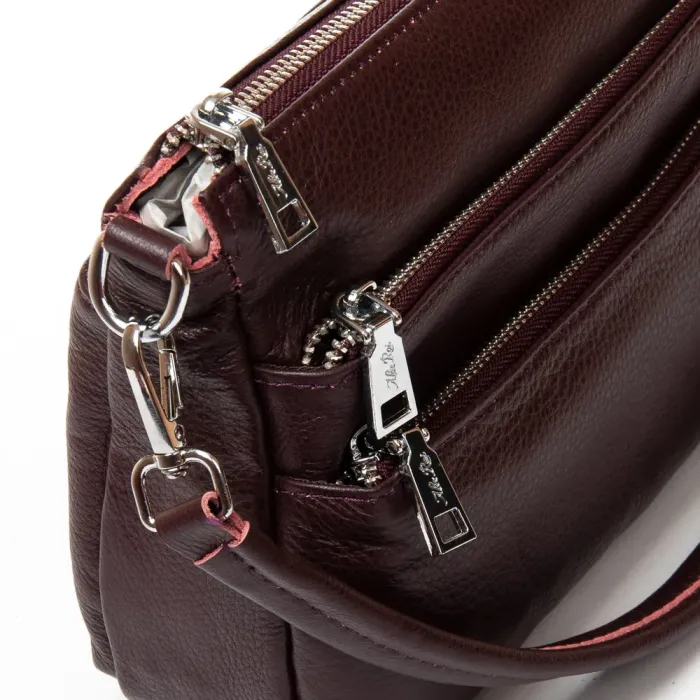 Сумка Женская Классическая кожа ALEX RAI 3011 bordo