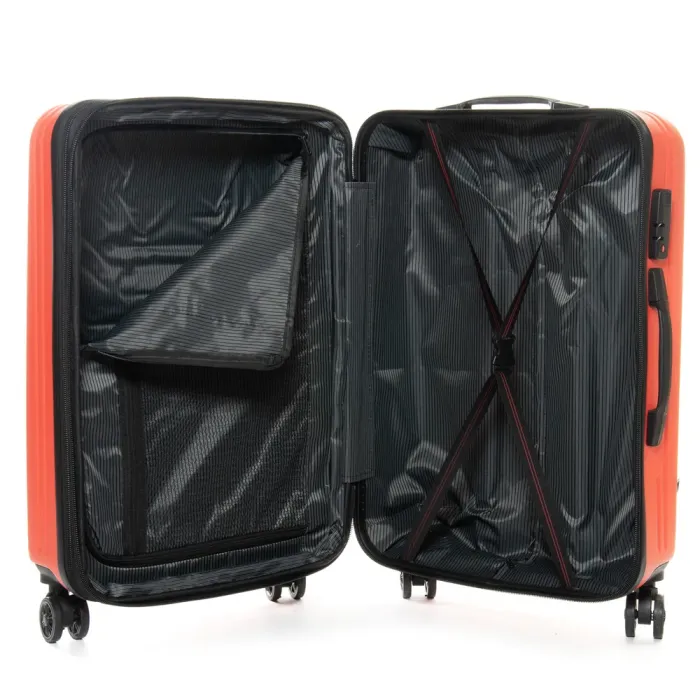 Дорожная Чемодан 2/1 ABS-пластик FASHION 804 orange