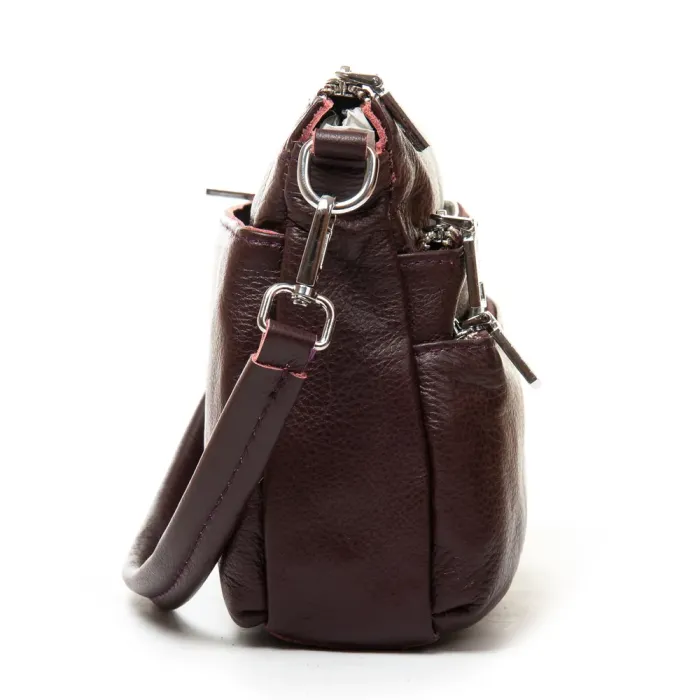 Сумка Женская Классическая кожа ALEX RAI 3011 bordo