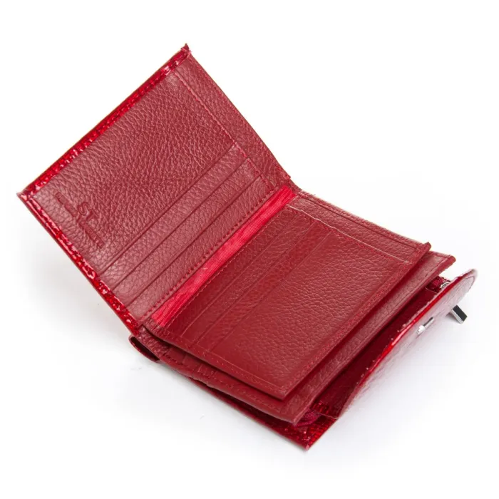 Кошелек LR Женский кожа-лак SERGIO TORRETTI FEW44-1 red