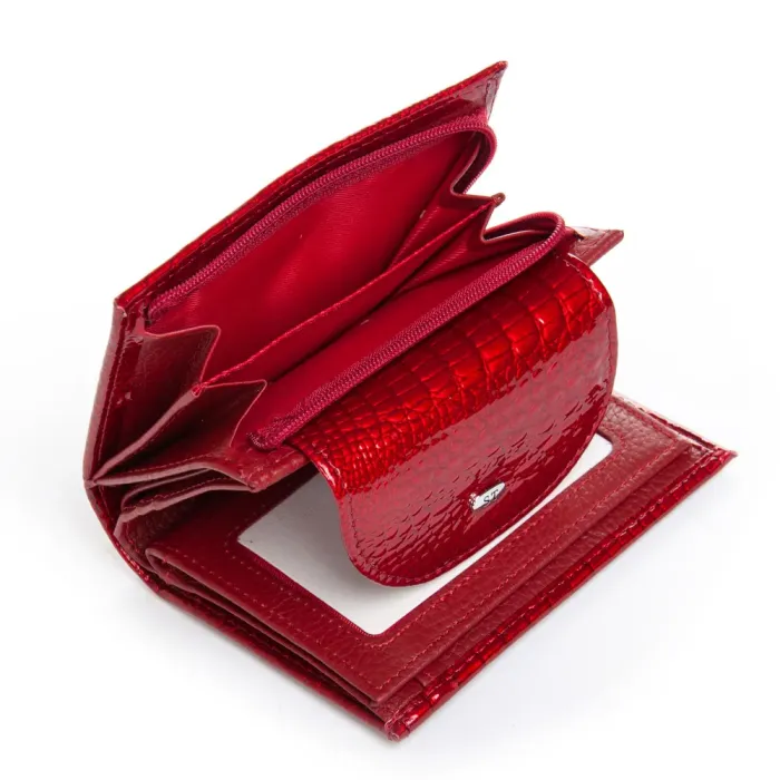 Кошелек LR Женский кожа-лак SERGIO TORRETTI FEW44-1 red