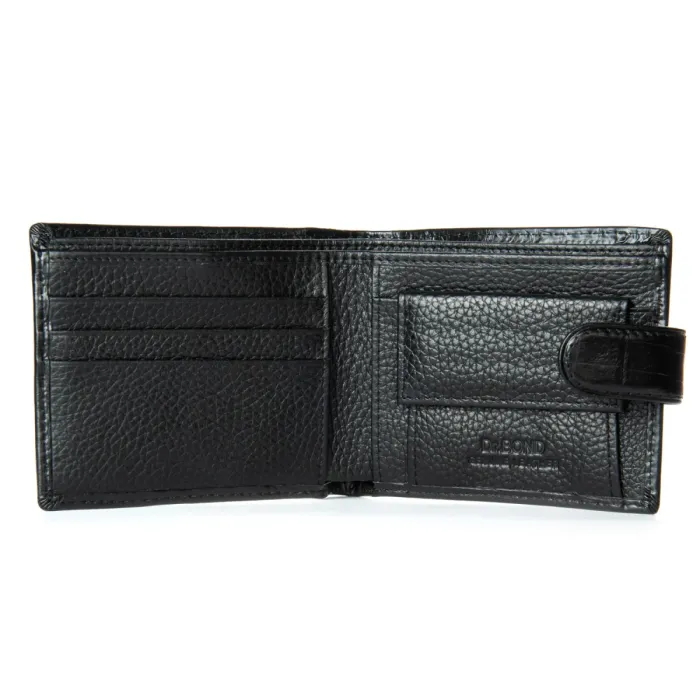Кошелек Classic Мужской croco кожа DR. BOND M4CR1 black