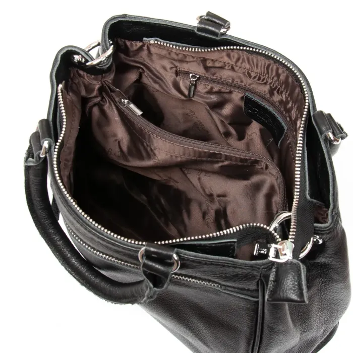 Сумка жіноча Класична шкіра ALEX RAI 97006 white-grey