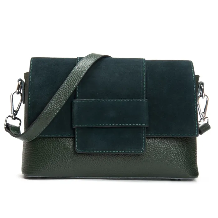 Сумка Женская Классическая замш ALEX RAI 1563 green