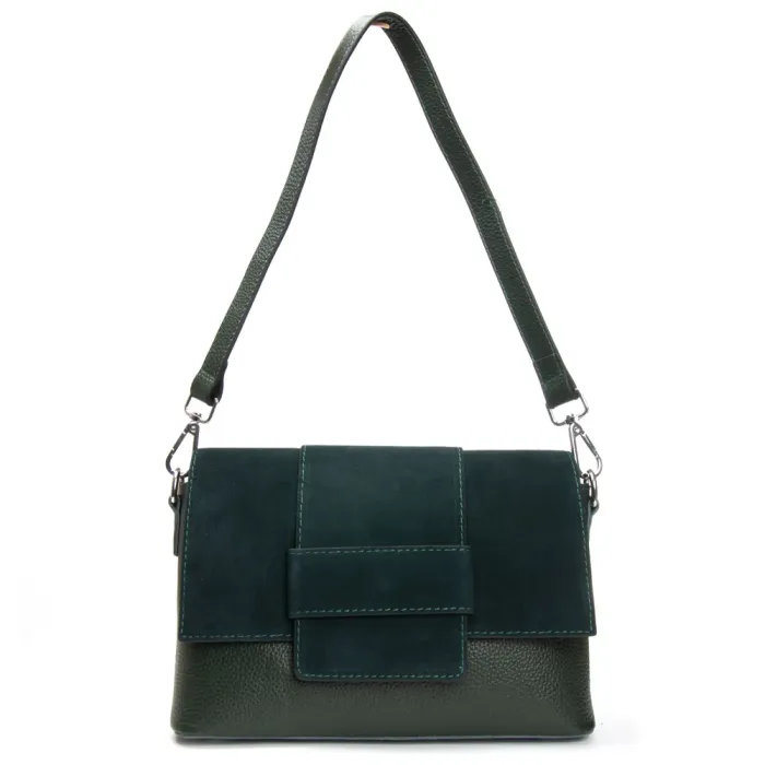 Сумка Женская Классическая замш ALEX RAI 1563 green